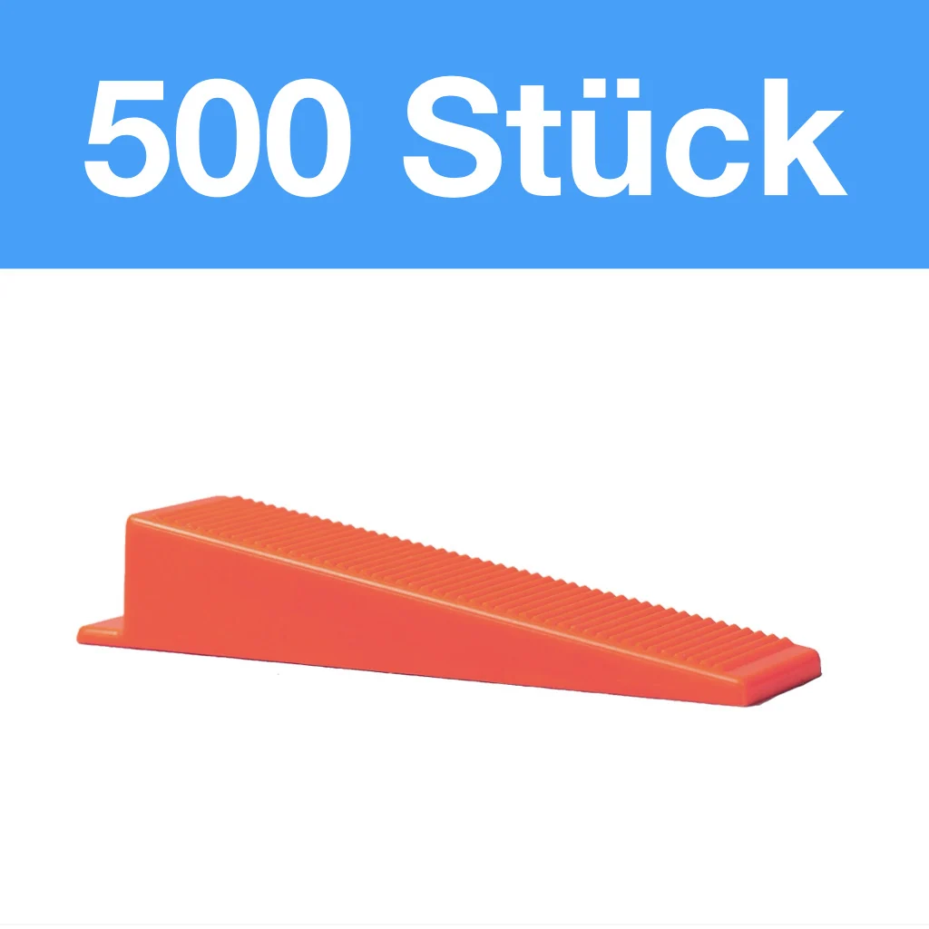 Verlegefix 500 Keile Fliesen Nivelliersystem Kompatibel zu planfix Verlegehilfe