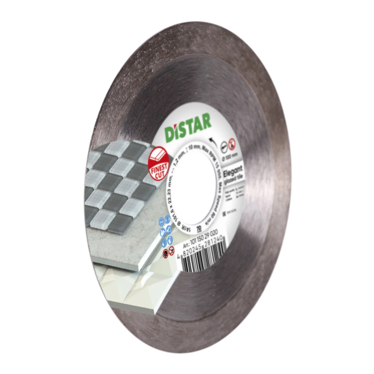 DiSTAR Elegant (für glasierte Fliesen) Ø 100 mm – Produktbild 2