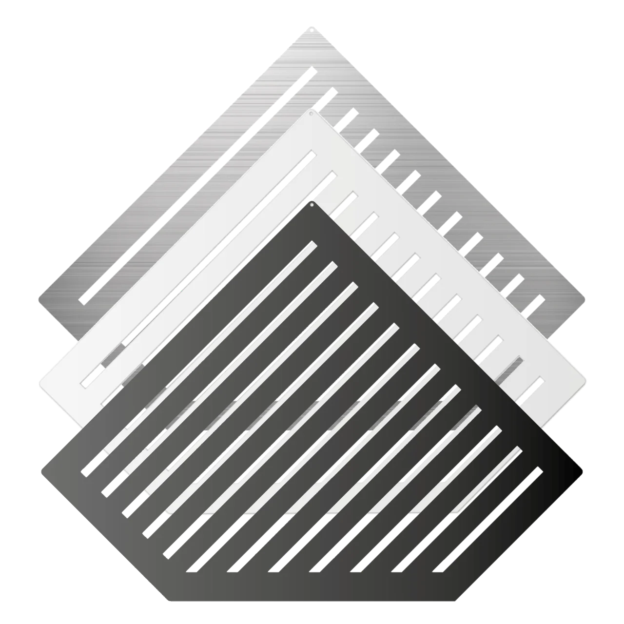 Duschablage V2A (diamantförmig) Design-Line