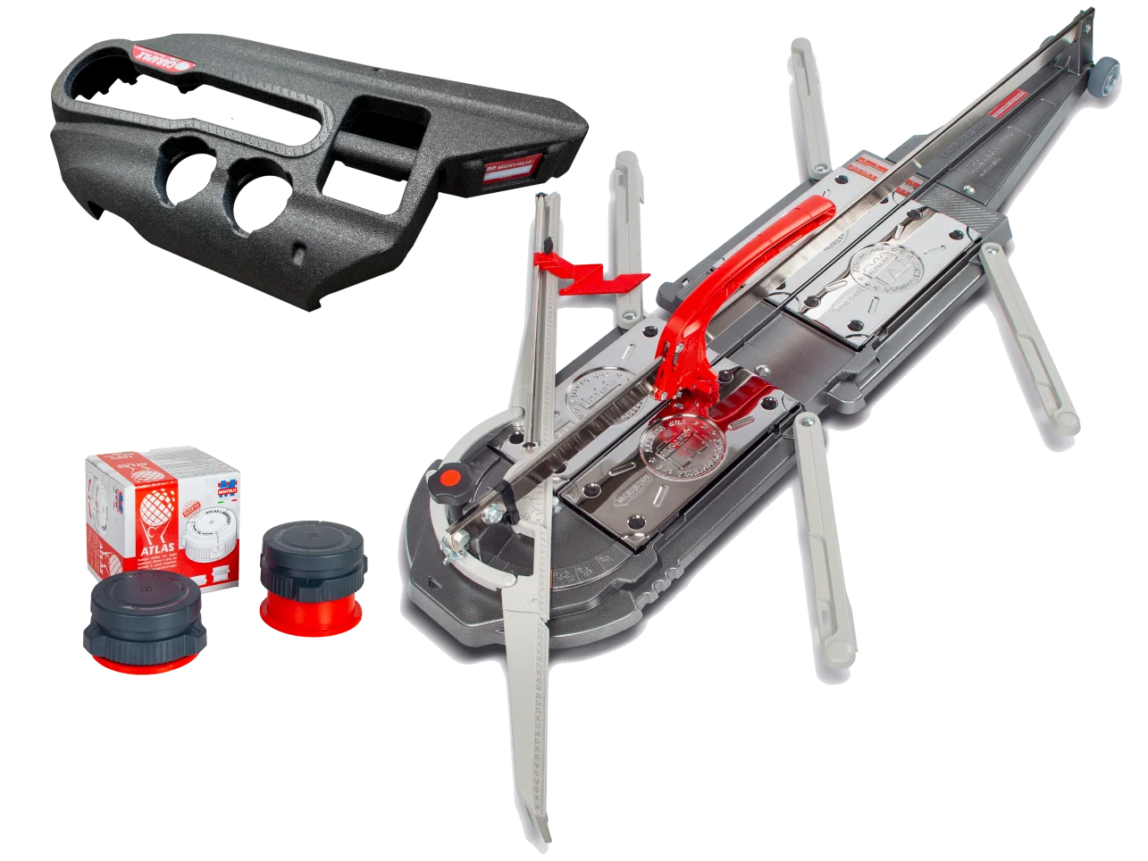 Montolit Masterpiuma 131P5 - Set / Fliesenschneider inkl. CARAPAX + ATLAS (Art. 131P5-TOP)