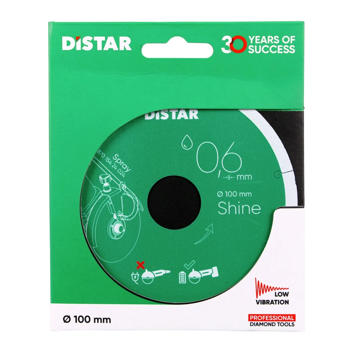 DiSTAR Shine - 0,6 mm dünne Diamanttrennscheibe Ø 100 mm – Produktbild 2