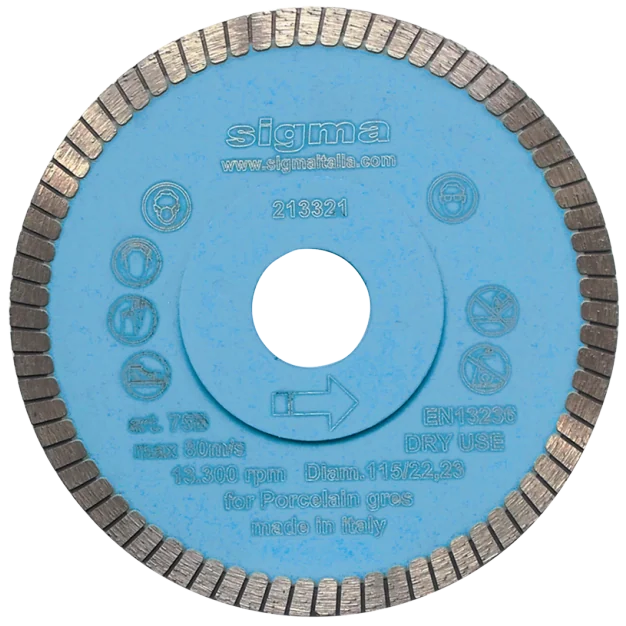 Sigma Diamantscheibe Turbo Ø 115 mm - (Art. 75B)