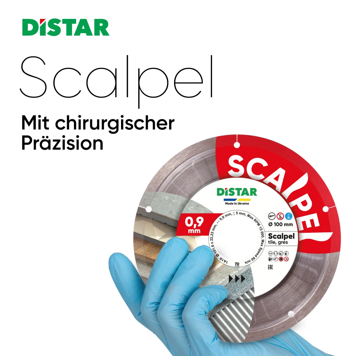 DiSTAR Diamanttrennscheibe "Scalpel" - Ø100 mm – Produktbild 4