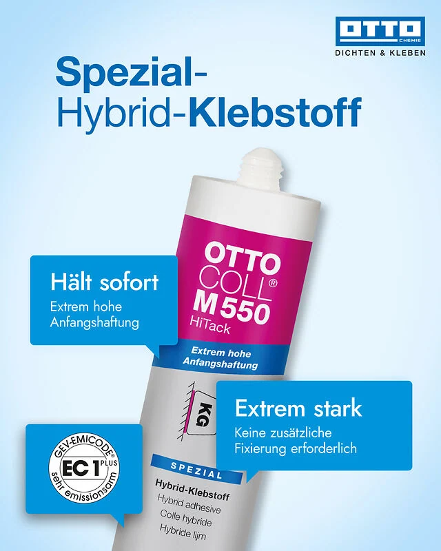 OTTOCOLL® M550 HiTack - extrem hohe Anfangshaftung – OTTO-Chemie – Produktbild 2