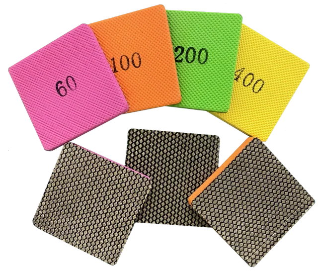 Flexible Diamant-Handpads 60 / 100 / 200 / 400 Körnung