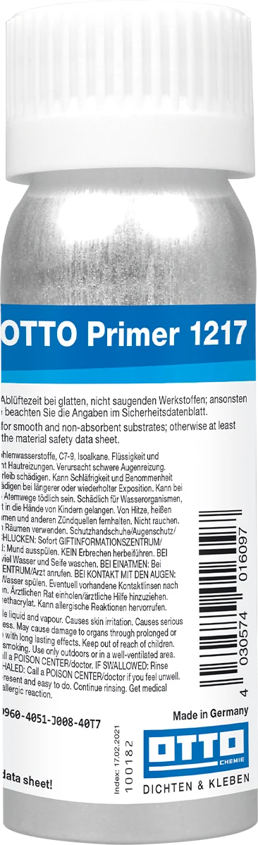 Otto Primer 1217 - für Kunststoff (100 ml, 250 ml und 1000 ml) – OTTO-Chemie