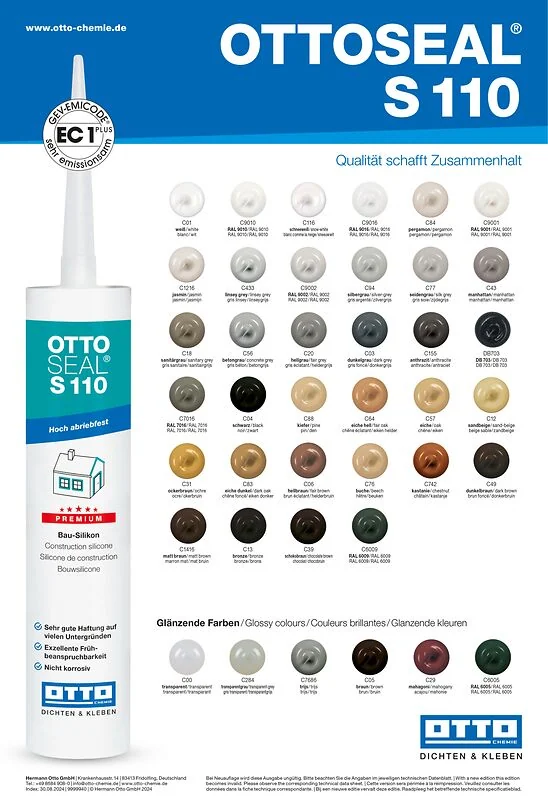 OTTOSEAL® S110 - Das neutralvernetzende Premium-Bau-Silikon – OTTO-Chemie – Produktbild 4