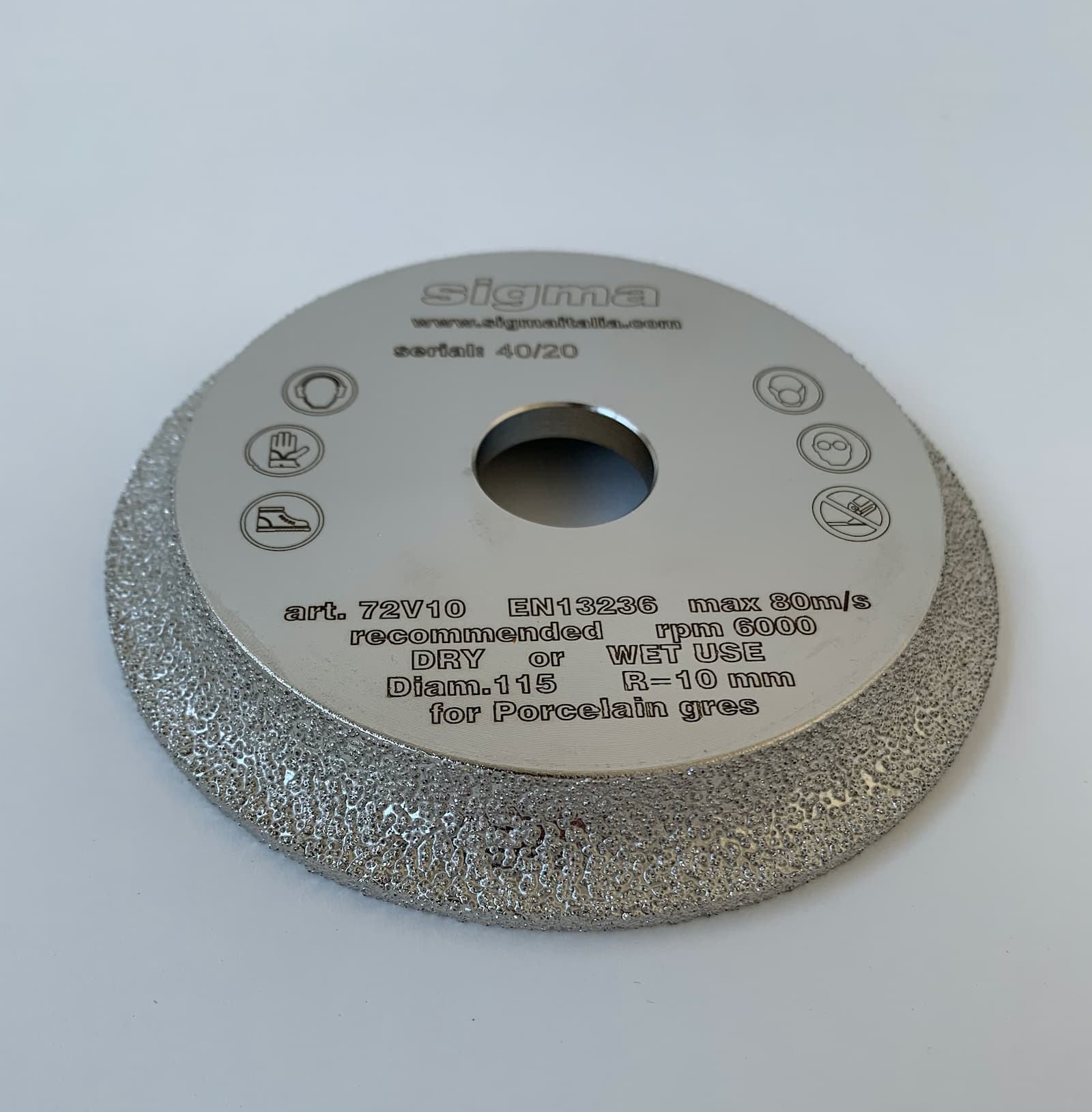 Sigma Diamant-Frässcheibe / 8 mm (Art. 72V08S) – Produktbild 2