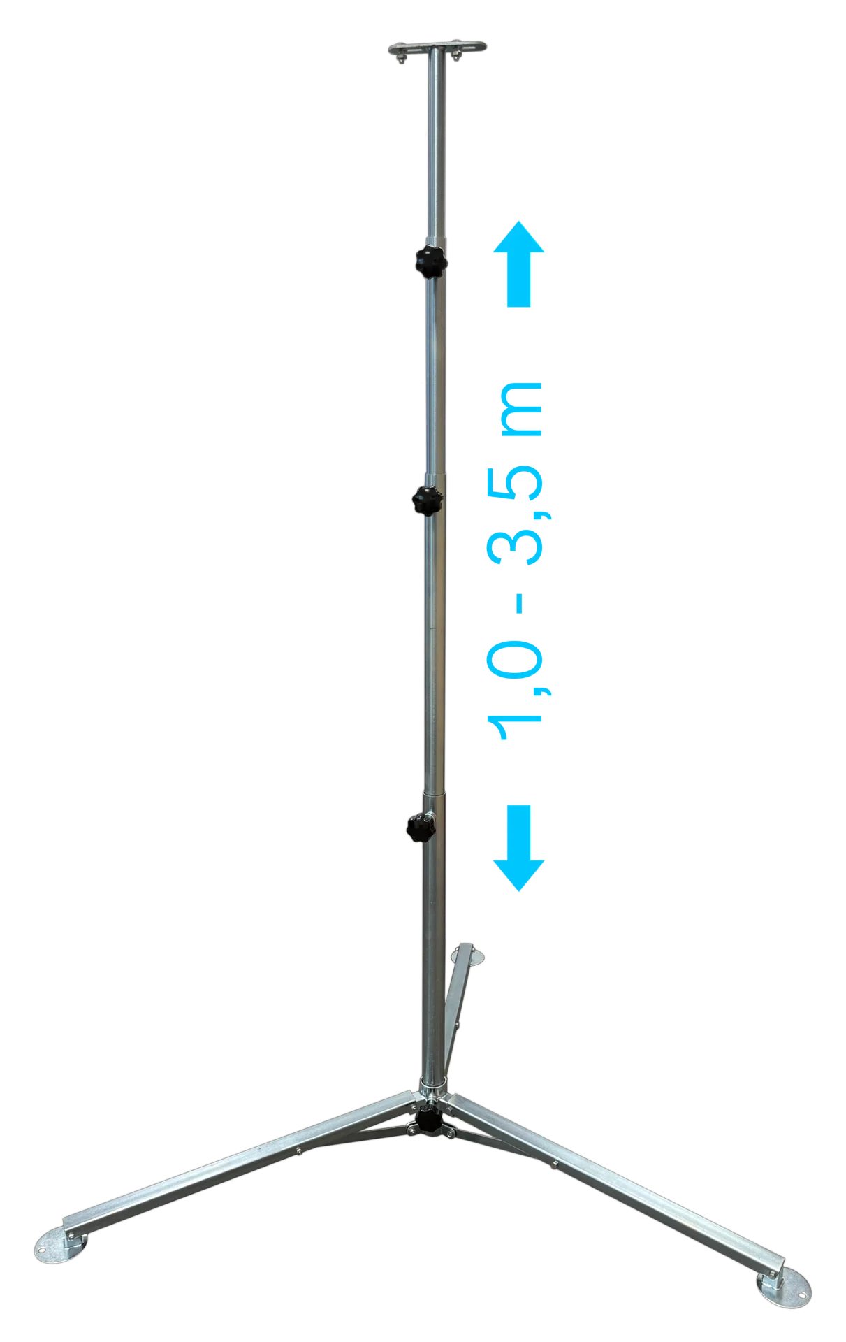 Stahl-Teleskopstativ - TA 35 (100 - 350 cm) – BRUTUS – Produktbild 2