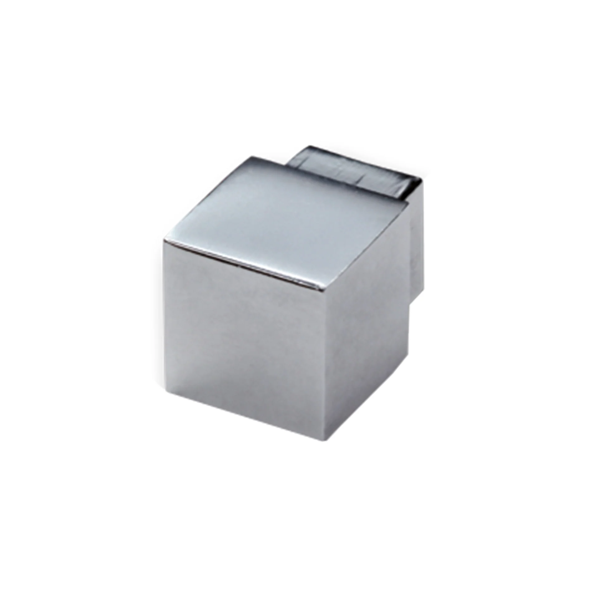 Quadratprofil / Ecken Aluminium silber, hochglanzeloxiert