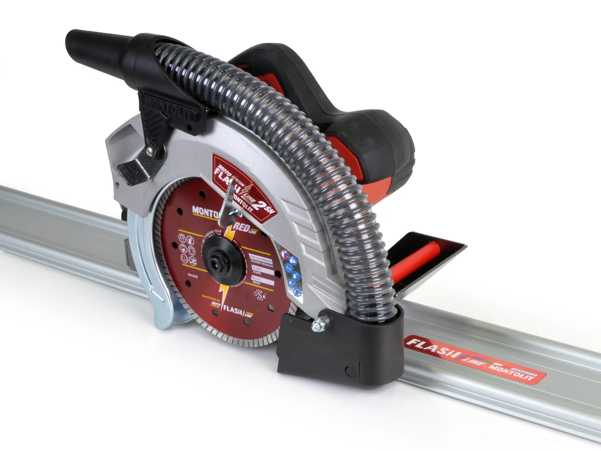 Montolit MOTO FLASH LINE 2 SH - Handkreissägen-Set inkl. Schienensystem – Produktbild 3