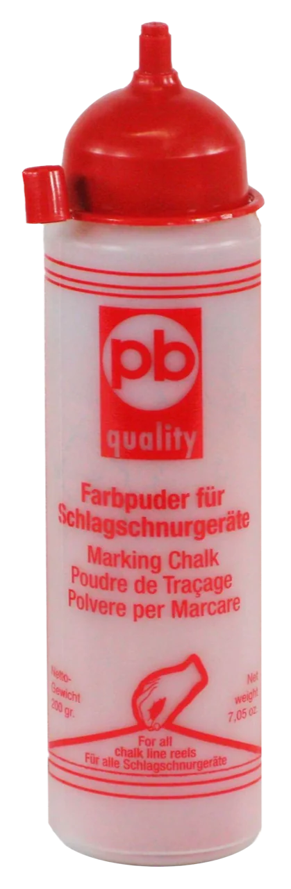 Farbpuder Flasche 400 gr., rot o. blau für Schlagschnurgerät – Holtmann – Produktbild 2