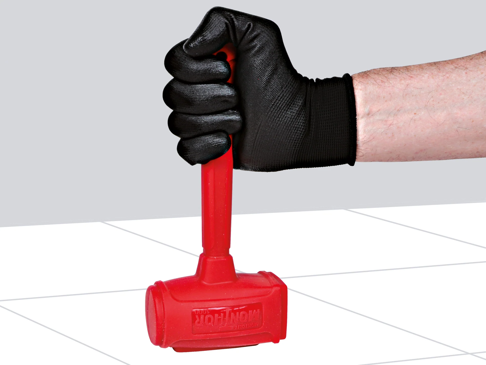 Montolit MONTHOR 1 kg - Gummihammer (Art. MONTHOR1000) – Produktbild 6