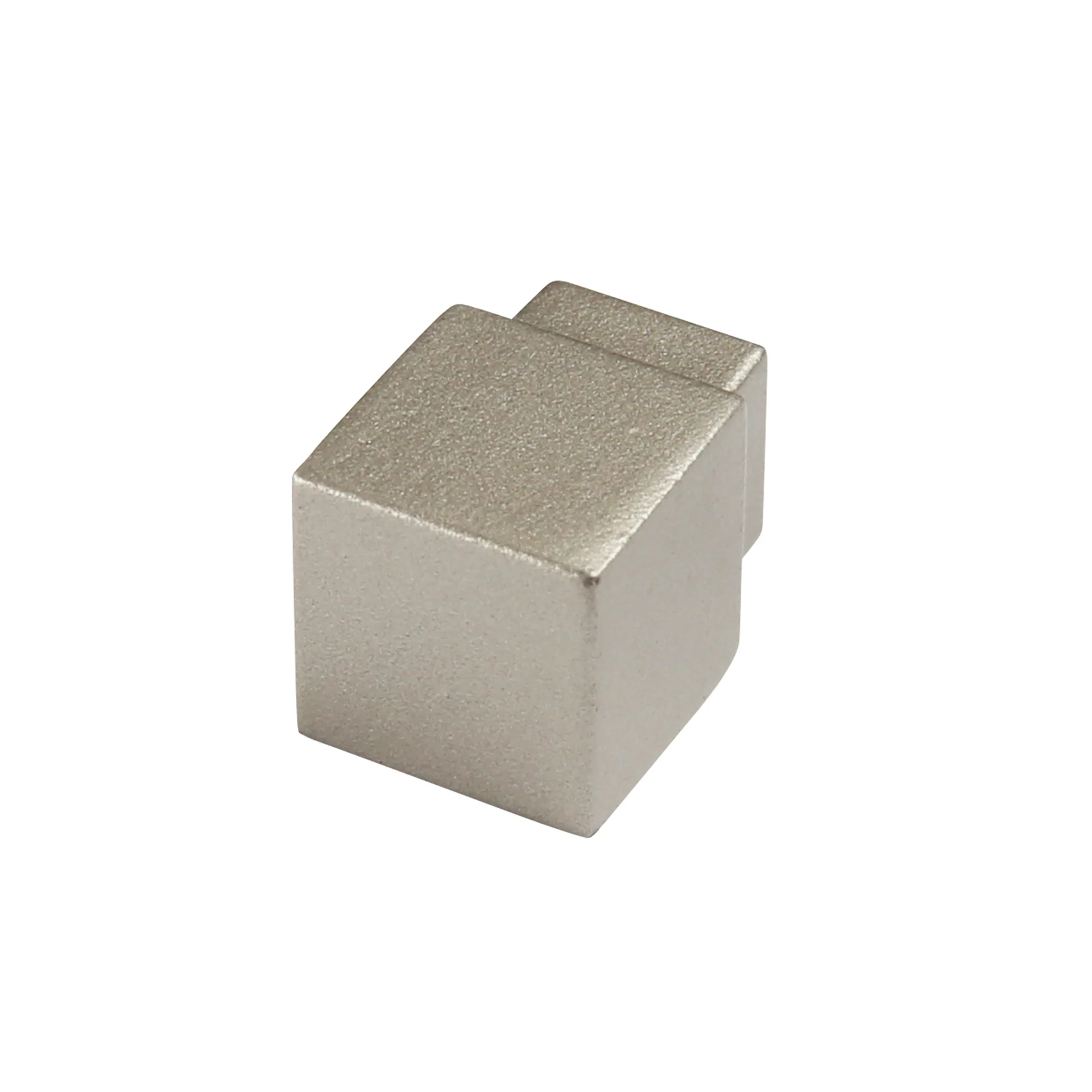 Quadratprofil / Ecken Aluminium titan eloxiert – Produktbild 2