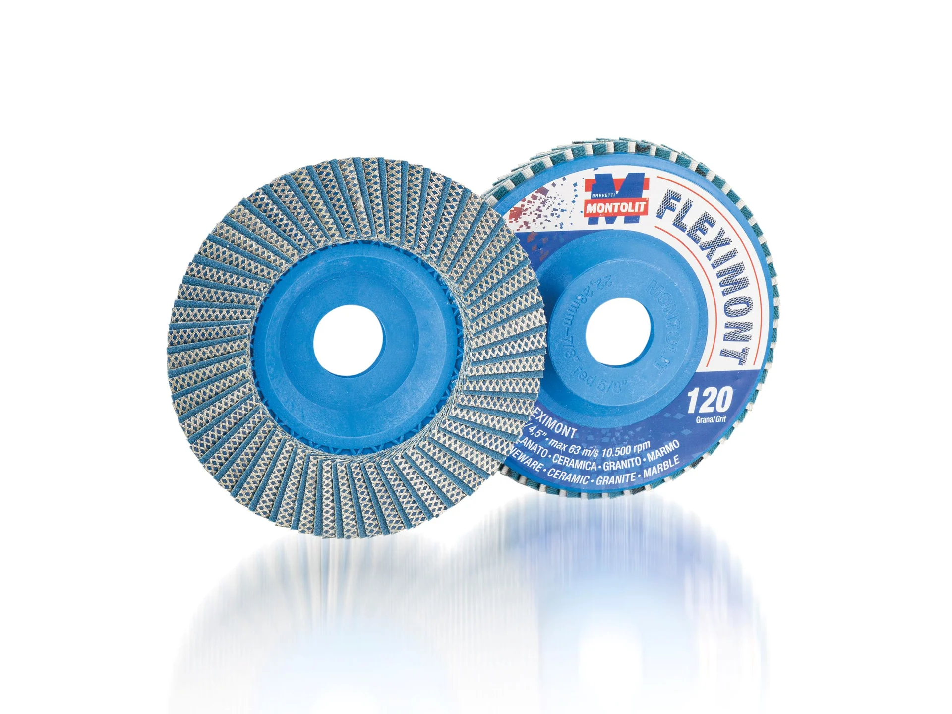 Montolit FLEXIMONT GM – Lamellenschleifscheibe mittel / Ø 115 mm (Art. FLEXIMONTGM)