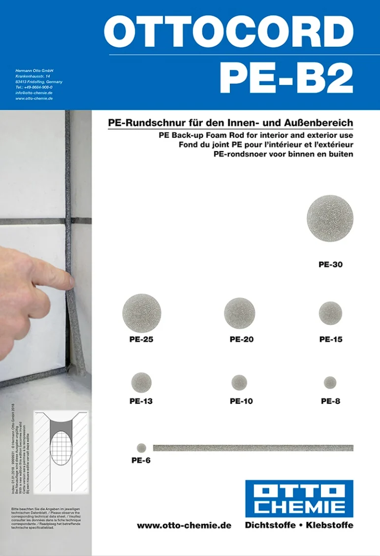 OTTOCORD Rundschnur PE-B2 grau / Ø 6 - 30 mm Durchmesser – OTTO-Chemie – Produktbild 3