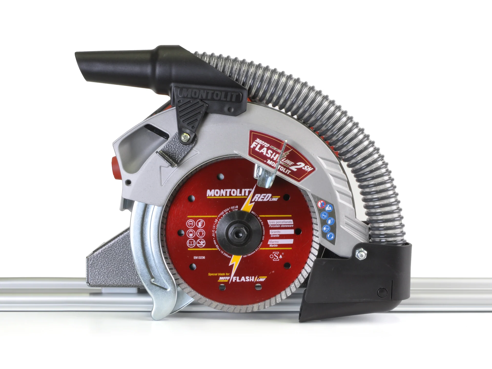 Montolit MOTO FLASH LINE 2 SH - Handkreissägen-Set inkl. Schienensystem – Produktbild 2