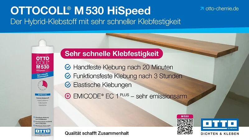 OTTOCOLL M530 HiSpeed - Hybrid-Klebstoff mit sehr schneller Klebfestigkeit – OTTO-Chemie – Produktbild 2