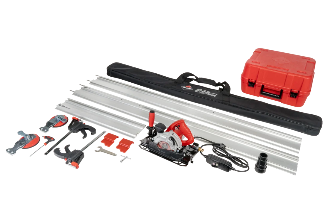 RUBI Kit für TC-125 G2 - Handkreissägen-Set inkl. Slim System G2 (Art. 51951 + 51949)