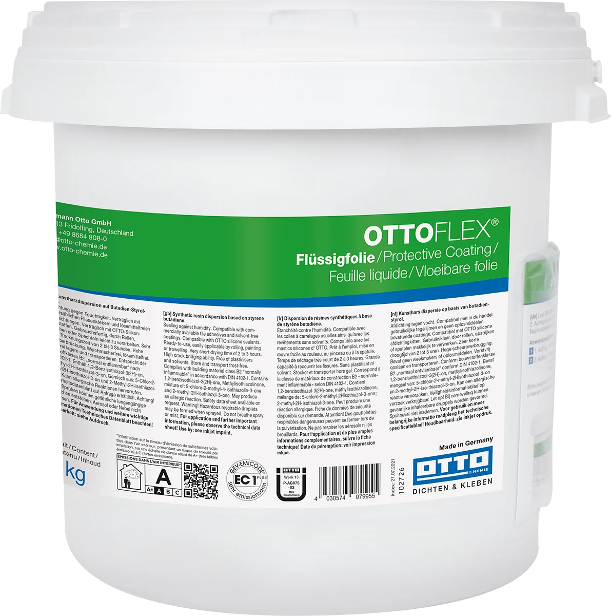 OTTOFLEX Flüssigfolie (7, 12 & 20 kg) – OTTO-Chemie